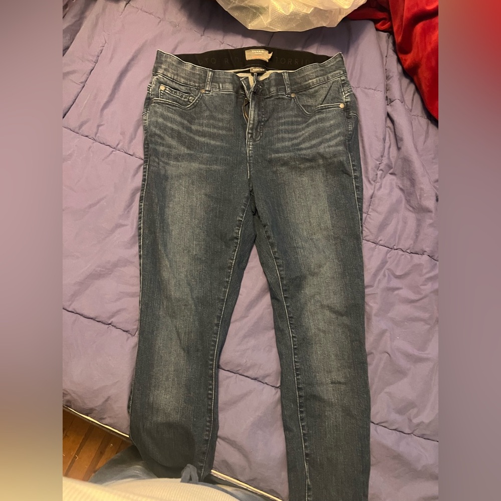 Torrid Dark Blue Straight Leg Jeans
